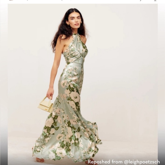 Reformation Veria Silk Dress - Picture 1 of 4